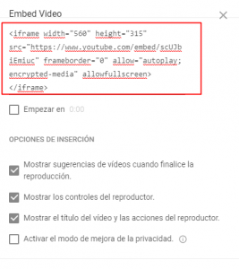 ¿Como Insertar Vídeo de Youtube en Wordpress? - Recurso Wordpress