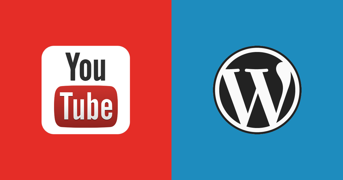 video de youtube en wordpress