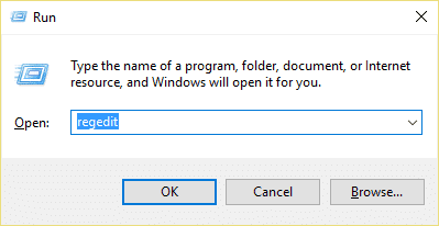 Ejecutar regedit