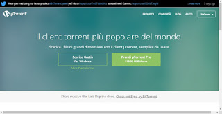 Inicio uTorrent Sitio de UTorrent